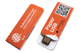 Abbildung: Papier-USB Magnetclip
